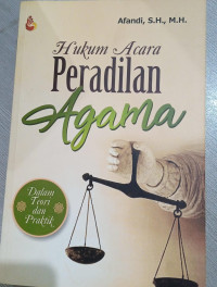 Image of Hukum Acara Peradilan Agama